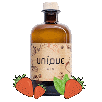 UNIQUEGIN drink cheers cocktail strawberry Sticker