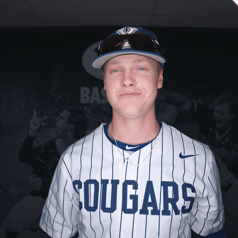 Sport Baseball GIF by BYU Cougars