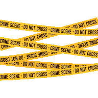 Crime Scene Sticker by CluedUpp Games