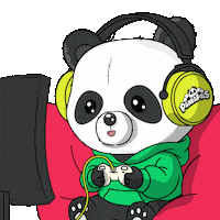 Video Game Gamer Sticker by PandaPals