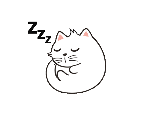 Sleepy Jeanne Sticker by GentleCat