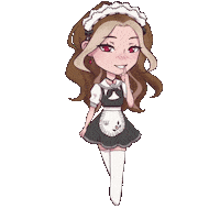 Vivienne Sticker by Meian Maid Cafe