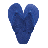 havaianasapac love happy heart blue Sticker