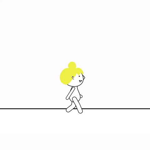 Walking down the street 01