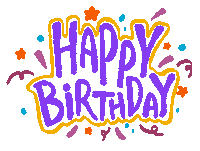 Flashing Happy Birthday Sticker by macniten