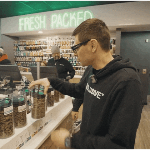 Store Smell This GIF by Exclusive Brands