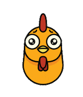 Rooster Sticker by Van Van