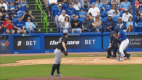 Sliding In Blue Jays GIF by Toronto Blue Jays