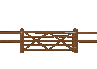 DeSutterNaturally gates sutter fences de sutter Sticker