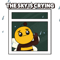 Sad Miss You Sticker by Plan Bee Studios