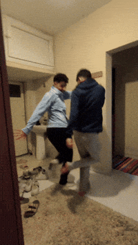 lineeli14 dance fun man boys GIF