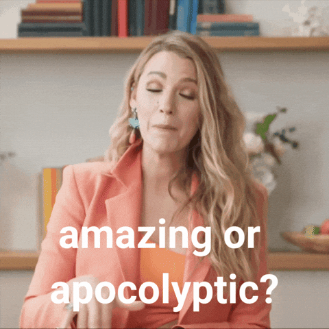 Bad News Wow GIF by Blake Lively Fan