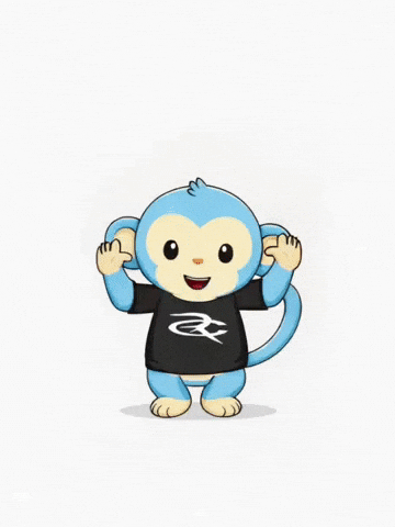 Go Blue Monkey GIF by Respective