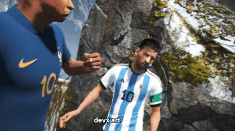 Argentina Messi GIF by DevX Art