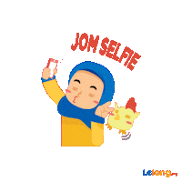 Hari Raya Selfie Sticker by Lelong Malaysia