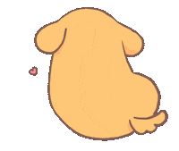 luckynortor happy dog puppy golden retriever Sticker