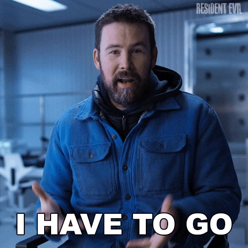 I Have To Go Resident Evil GIF by Sony Pictures