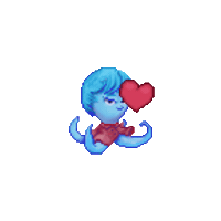 odditieskin corazon genz pulpo oddities Sticker