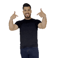 alexquin here tap click guy Sticker