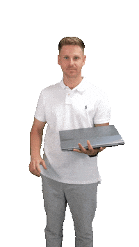 Laptop Dennis Sticker by BEG Immobilien