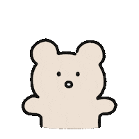 Bear Wondering Sticker