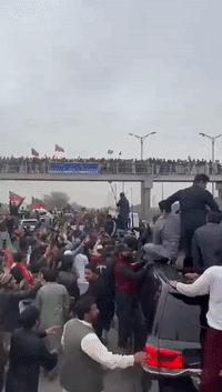 Supporters of Imran Khan Flood Islamabad Streets as Former PM Arrives for Court Appearances