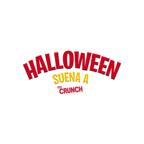 CrunchCAM giphygifmaker halloween chocolate crunch Sticker