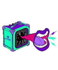 Putzgrilla Sticker by MOCHE