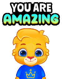 You Are The Best Thumbs Up Sticker by Lucas and Friends by RV AppStudios