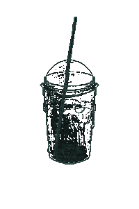 berkyurdusever hot summer melting icecoffee Sticker