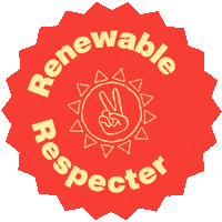Solar Power Sun Sticker by Hubbub