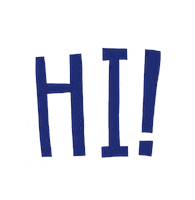 hillustrations hello hi speech bubble hillustrations Sticker