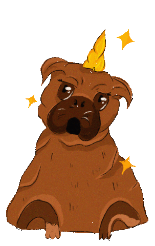 AcrylicElephant art party bitch unicorn Sticker