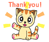 Happy Thank-You Sticker by JPedicini