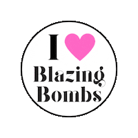 Ilove Sticker by Blazing Bombs