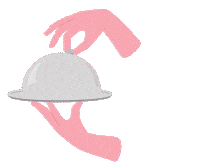 Timeleft food hands dinner taiwan Sticker