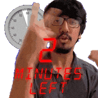 2 Minutes Sticker