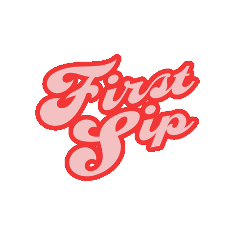 Pink Coffee Sticker