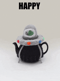Flying Saucer Aliens GIF by TeaCosyFolk
