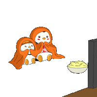 New Season Popcorn Sticker by Pudgy Penguins