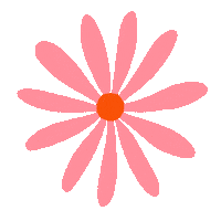 Flower Power Fun Sticker by Katie Thierjung / The Uncommon Place