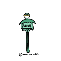 New York Dog Sticker by Ivo Adventures