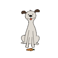 thesleepyspider dog puppy dogs carrot Sticker