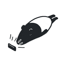 tapir laimo Sticker by cherng yang