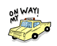 Cab Mimicks Sticker by Mimi Kaumanns