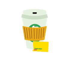 Coffee To Go Sticker by Rotterdampas