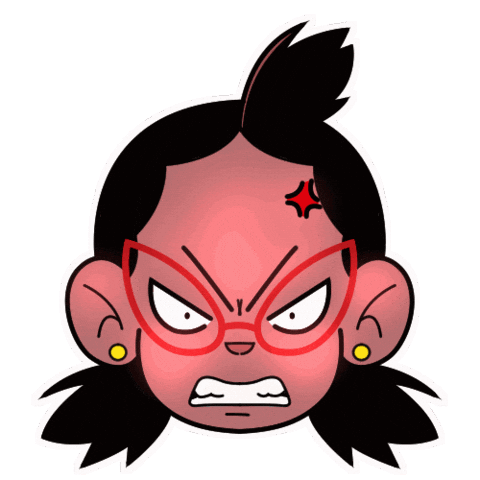 Angry Sticker by Gashhuds