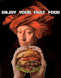 Pop Art Eating GIF by Xinanimodelacra