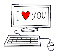 I Love You Heart Sticker by Francesco IV