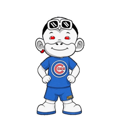 Chicago Cubs Love Sticker by Zhot